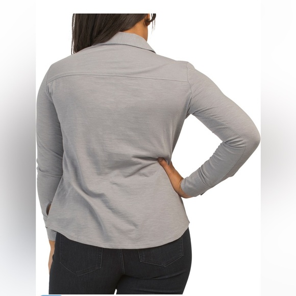 THEORY Riduro Button Down Top - Picture 5 of 5